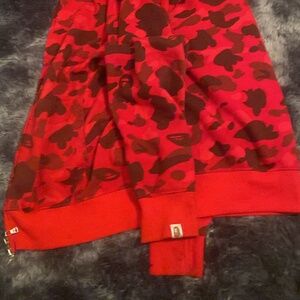 Red Camo Bape Hoodie